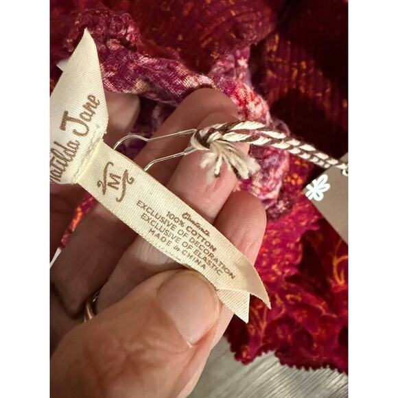 Matilda Jane Women's Guaze Top Floral Boho Shorts Lot, Size Medium, NWT - Picture 5 of 9